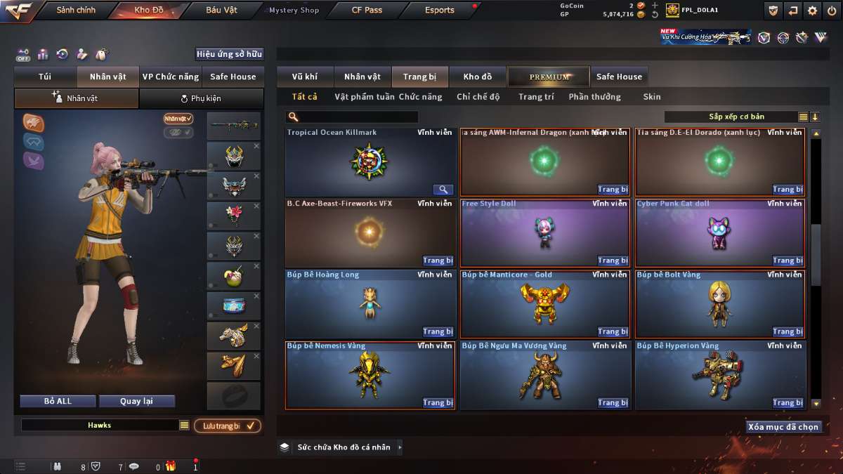 shop acc cf uy tin gia re